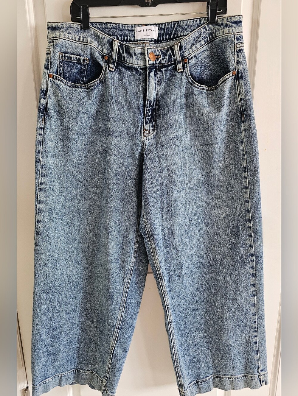 Lane Bryant High-Rise Light to Mid Blue Wash Jeans